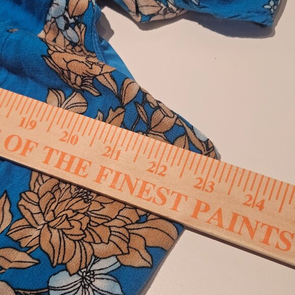 Torrid Sz 4 Gauze Cold Shoulder Skater Dress Plus Size Floral Boho Aesthetic - Picture 10 of 10